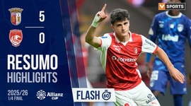 Allianz Cup: Sp. Braga 5 - 0 Santa Clara (2025-2026)