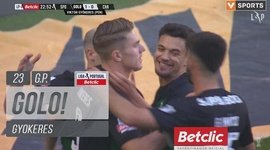 Liga Portugal Betclic: Sporting vs Desp. Chaves, Golo 1-0 Gyokeres (2023-2024)