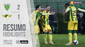 Liga Portugal Bwin: Tondela 2 - 1 Moreirense (2021-2022)