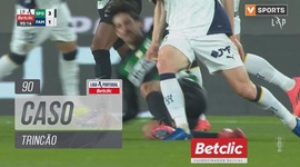 Liga Portugal Betclic: Sporting vs Famalicão, Cartão Amarelo Trincão, 90' (2024-2025)