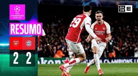 Liga Campeões: Arsenal 2 - 2 Bayern München (2023-2024)