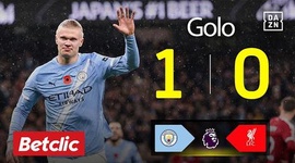 Premier League: Man City vs Liverpool, Golo 1-0 Haaland (2025-2026)