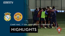 Juniores A S19 I Divisão: Alverca 3 - 1 Nacional (2021-2022)