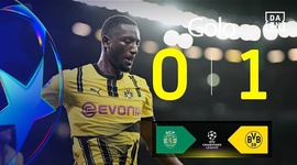 Liga Campeões: Sporting vs Dortmund, Golo 0-1 Guirassy (2024-2025)