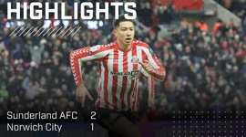 Championship: Sunderland 2 - 1 Norwich (2024-2025)