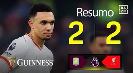 Premier League: Aston Villa 2 - 2 Liverpool (2024-2025)