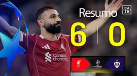 Liga Campeões: Liverpool 6 - 0 FK Qarabagh (2025-2026)