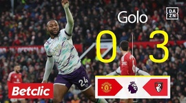 Premier League: Man Utd vs AFC Bournemouth, Golo 0-3 Semenyo (2024-2025)