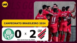 Brasileirão: Palmeiras 0 - 2 Athletico-PR (2024)