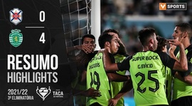 Taça de Portugal Placard: Belenenses 0 - 4 Sporting (2021-2022)