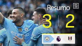Premier League: Man City 3 - 2 Fulham (2024-2025)