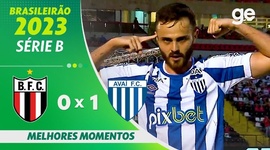 Série B: Botafogo-SP 0 - 1 Avaí (2023)