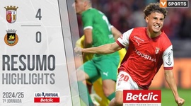 Liga Portugal Betclic: Sp. Braga 4 - 0 Rio Ave (2024-2025)