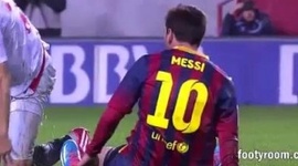 Liga BBVA: Sevilla 1 - 4 Barcelona (2013-2014)