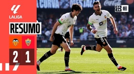 La Liga: Valência 2 - 1 Almería (2023-2024)
