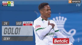 Liga Portugal Betclic: Estoril vs Sporting, Golo 0-1 Geny (2024-2025)