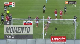 Liga Portugal Betclic: Santa Clara vs Sporting, Jogada Debast, 38' (2024-2025)