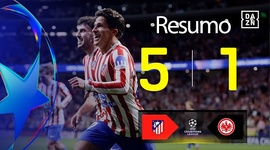 Liga Campeões: Atlético Madrid 5 - 1 Frankfurt (2025-2026)