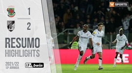 Liga Portugal Bwin: Paços Ferreira 1 - 2 V. Guimarães (2021-2022)