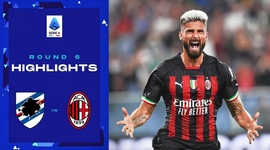 Serie A: Sampdoria 1 - 2 Milan (2022-2023)