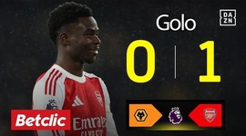 Premier League: Wolves vs Arsenal, Golo 0-1 Saka (2025-2026)