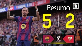 La Liga: Barcelona 5 - 2 Sevilla (2025-2026)