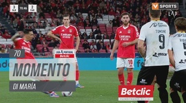 Liga Portugal Betclic: Benfica vs Farense, Jogada Di María, 70' (2024-2025)