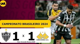 Brasileirão: Atlético-MG 1 - 1 Criciúma (2024)