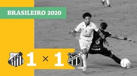 Brasileirão: Santos 1 - 1 Ceará (2020)