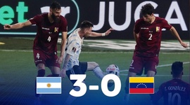 Qualificação Mundial América do Sul: Argentina 3 - 0 Venezuela (2022)