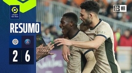 Ligue 1: Montpellier 2 - 6 PSG (2023-2024)
