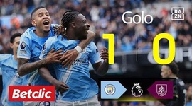 Premier League: Man City vs Burnley, Autogolo 1-0 Estève (2025-2026)