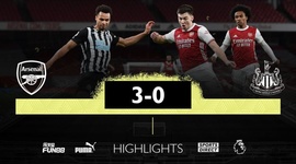 Premier League: Arsenal 3 - 0 Newcastle (2020-2021)