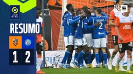 Ligue 1: Lorient 1 - 2 Strasbourg (2023-2024)