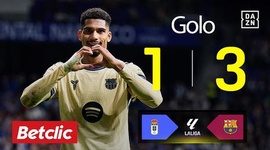 La Liga: Oviedo vs Barcelona, Golo 1-3 Ronald Araujo (2025-2026)