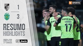 Liga Portugal Bwin: V. Guimarães 1 - 3 Sporting (2021-2022)