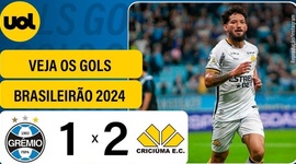 Brasileirão: Grêmio 1 - 2 Criciúma (2024)