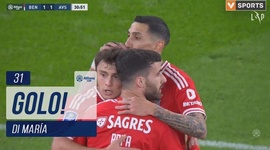 Allianz Cup: Benfica vs AVS SAD, Golo 1-1 Di María (2023-2024)