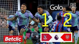 Premier League: Crystal Palace vs Arsenal, Golo 1-2 Gabriel Jesus (2024-2025)