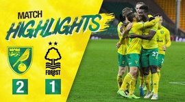 Championship: Norwich 2 - 1 Nottingham Forest (2020-2021)