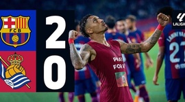 La Liga: Barcelona 2 - 0 Real Sociedad (2023-2024)