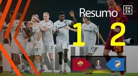 Liga Europa: Roma 1 - 2 Plzen (2025-2026)