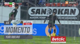 Liga Portugal Betclic: CF Estrela Amadora vs Sp. Braga, Jogada Yuri Ribeiro, 44' (2024-2025)