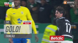 Liga Portugal Betclic: Sporting vs Arouca, Golo 2-2 Trincão (2024-2025)