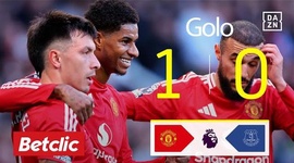 Premier League: Man Utd vs Everton, Golo 1-0 Rashford (2024-2025)