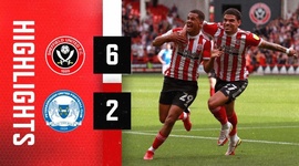 Championship: Sheffield Utd 6 - 2 Peterborough Utd (2021-2022)