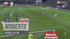 Liga Portugal Betclic: Farense vs Casa Pia, Jogada Derick Poloni, 71' (2024-2025)