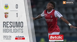 Liga Portugal Betclic: Arouca 0 - 1 Sp. Braga (2023-2024)