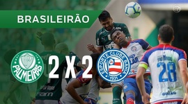 Brasileirão: Palmeiras 2 - 2 Bahia (2019)
