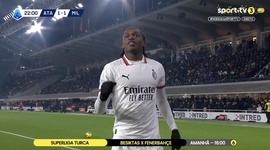 Serie A: Atalanta vs Milan, Golo 1-1 Morata (2024-2025)